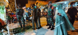 Cegah Covid-19, Koramil 0816/13 Wonoayu Bersama Tiga Pilar Patroli Gab
