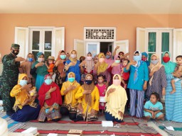 Sosialisasi Germas, Program Non Fisik TMMD ke-109 Kedungkembar Prambon