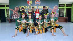 Komsos Kreatif yang di ikuti Koramil 0816/03 di Makodim 0816 Sidoarjo