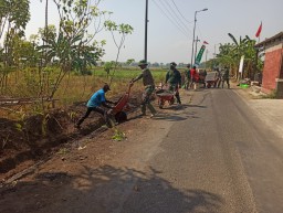 Sasaran Jalan penghubung antar desa lokasi terus dikebut
