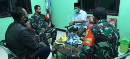 Danramil 0816 /12 Prambon Komsos Dengan Camat Serta PJ Kades