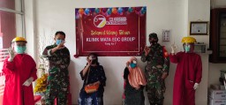 Baksos Pemeriksaan Mata Dalam Rangka TMMD ke 109 Non Fisik