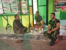 Danramil 12 Prambon Komsos PJ Kades Dan Anggota Satgas TMMD