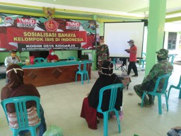 Satgas TMMD KE 109 Laksanakan Sosialisasi Bahaya Isis