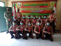 Serka Suparman Dampingi Temu Saka Wira Kartika Kodim 0816/Sda