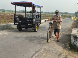 Jalan yang dibangun satgas TMMD dinikmati warga