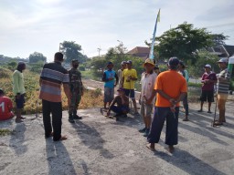 Partisipasi Babinsa Koramil 0816/13 Wonoayu Dalam Kegiatan Padat Karya