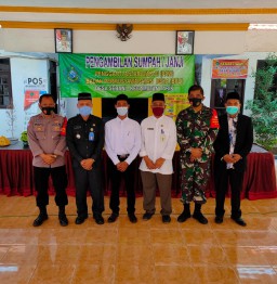 Danramil 0816/11 Tarik hadiri Acara Pelantikan Anggota BPD Desa Sebani
