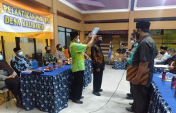 Bati Tuud Koramil 6 Tanggulangin Hadiri Pelantikan PAW BPD