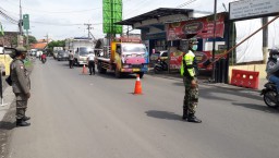 Babinsa Ramil 07 Laksanakan giat Protkes Bersama Forkopimka Krembung