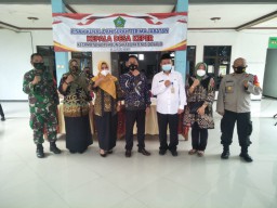Danramil 7 Krembung Bersama Forkompimka Hadiri Sertijab Kepala Desa