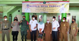 Danramil 0816/18 Sedati dan Forkopimka Hadiri Sertijab Kades Pabean