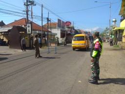 Petugas Gabungan Gelar Operasi Yustisi Prokes Covid-19 di Tulangan