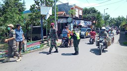 Koramil 0816/13 Wonoayu Bersama Unsur Muspika, Terus Galakkan Operasi