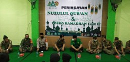 Babinsa Serma Ach. Saifi hadiri pembukaan Posko Ramadhan oleh PAC GP A