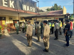 ANTISIPASI BANGSIT MALAM TAKBIRAN DAN SHOLAT IDUL FITRI 1442 H DI WARU