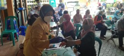 Sukseskan Vaksinasi Covid-19, KBT Kodim 0816/Sidoarjo jalani vaksinasi