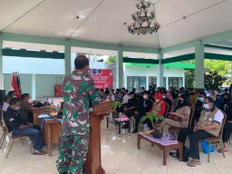 Babinsa Buduran hadiri kegiatan sosialisasi bahaya narkoba