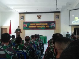 Tingkatkan Profesionalisme Babinsa,Kodim 0816/Sidoarjo Gelar Latnister