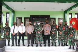 Pererat Silahturahmi,Kodim 0816/Sidoarjo terima kunjungan Kapolresta