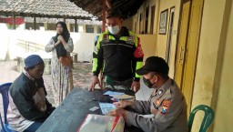 Babinsa Koramil 0816/5 Tulangan Gelar Operasi Yustisi wilayah Tulangan