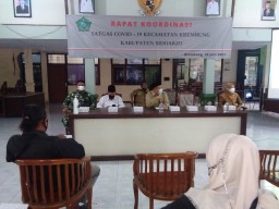 Batituud Ramil 0816/07 Krembung Ikuti Rapat Koordinasi Satgas Covid 19