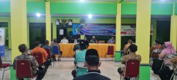 Babinsa Ramil 0816/07 Ds Wangkal Hadiri Sosialisasi Pemberlakuan PPKM
