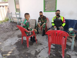 Prajurit Kodim 0816/Sidoarjo Dikerahkan Dalam Pelaksanaan PPKM Darurat