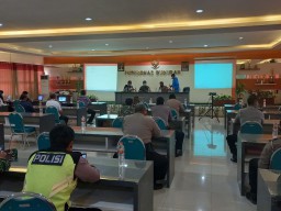 DANRAMIL 0816/03 BUDURAN MELAKSANAKAN RAKOR DI PUSKESMAS BUDURAN