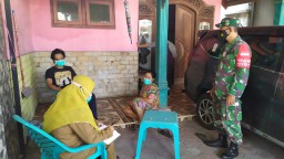 BABINSA 0816/03 BUDURAN MELAKSANAKAN TRACING TERHADAP WARGA