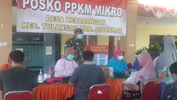 Babinsa Ramil 05 Pantau dan laksanakan Pengamanan Vaksinasi Covid-19