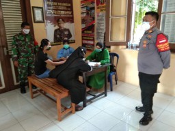 Gebyar Vaksinasi Massal Diwilayah Teritorial Kecamatan Tulangan