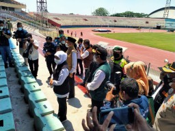 Pelda A Rofiq Kurniawan Laksanakan Pam Kegiatan Vaksinasi di GOR