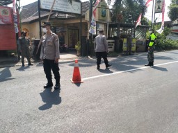 Meskipun zona kuning, Forkopimka Krembung gencarkan operasi Yustisi