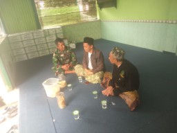 DANRAMIL 0816/03 BUDURAN BERSILATURAHMI KE PONPES AL-HAMDANIYAH