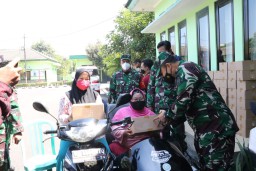 Serbuan Vaksin Kodim 0816/Sidoarjo kepada warga Disabilitas