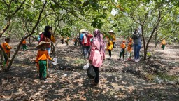 Koramil 0816/05 Tulangan laksanakan Pendampingan Wisata Kebun Jambu