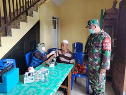 Kodim 0816/Sidoarjo suskeskan program vaksinasi pada lansia