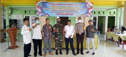 Babinsa Ramil 0816/13 Wonoayu Hadiri Pelantikan BPD Desa Pagerngumbuk