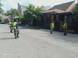 Jelang Natal Babinsa Ramil 0816/03 Buduran Laksanakan patroli wilayah
