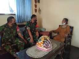 Danramil 0816/07 Krembung Jalin Silaturrahim Dengan Warakawuri