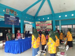 Babinsa Desa Rejeni Hadiri Pembukaan KKN Mahasiswa UNAIR Surabaya