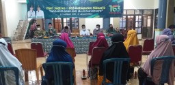DANRAMIL DAN BABINSA RAMIL 05/TULANGAN HADIRI MUSDES DI DESA GELANG