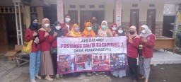Babinsa Korami 0816/6 Tanggulangin Melaksanakan Giat dampingi posyandu
