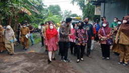 Forkopimka Tanggulangin dampingi kunker Kemensos RI pada Warga