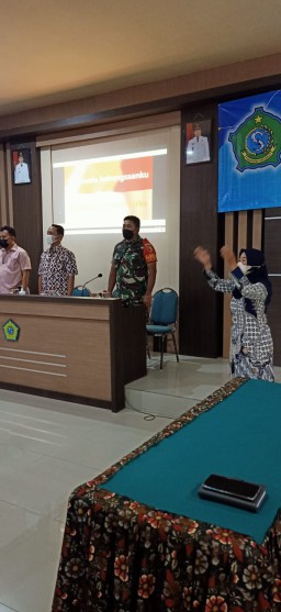 Babinsa Koramil 0816/05 Hadiri Rapat Koordinasi Pilkades Tahun 2022