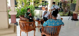 Bati Tuud Koramil 0816/06 Komsos Dengan Forkopimka Tanggulangin