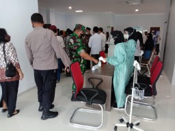 Danramil 09Krian hadiri soft launching rawat jalan RSUD Sidoarjo Barat