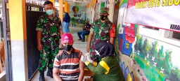 Kodim 0816/Sidoarjo gencarkan serbuan vaksin booster di Bulan Ramadhan