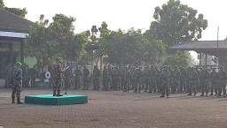 Dandim 0816/Sidoarjo Pimpin Upacara Bendera, Aktifkan Peran TNI Di Wilayah